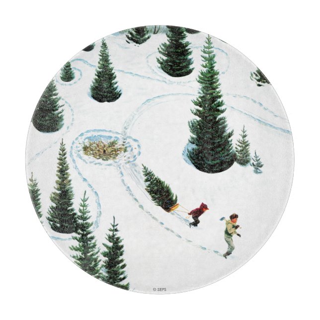 Tabla De Cortar Cortar el árbol (Anverso)