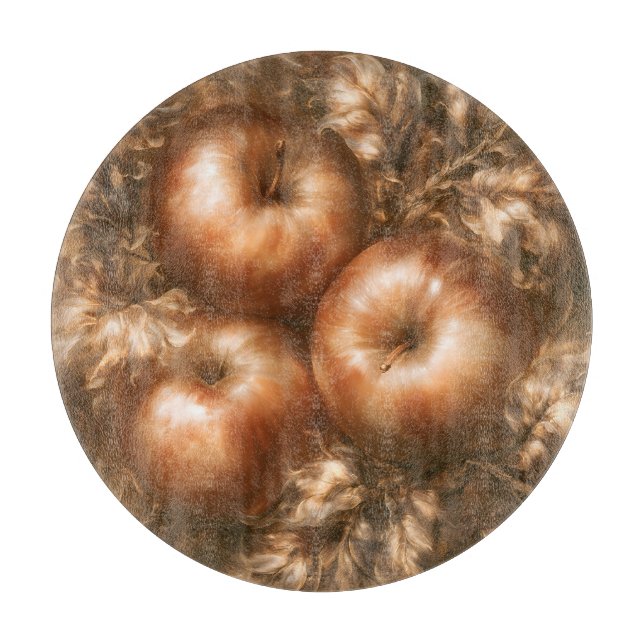 Tabla De Cortar Cosechar Manzanas (Anverso)