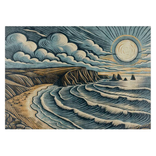 Tabla De Cortar Costa (Anverso)