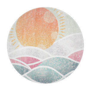 Tabla De Cortar Costa/Playa/soleado