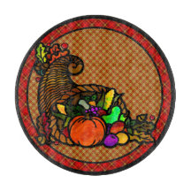 Cosy Country Cornucopia en Plaid Charcuterie Board