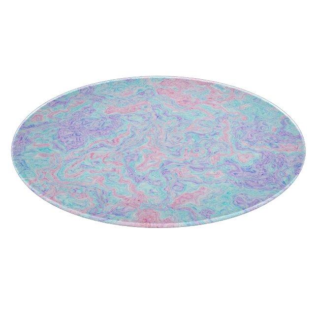 Tabla De Cortar Cotton Candy Swirls (Borde)