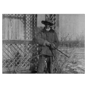 Tabla De Cortar Cowboy Rancher o canadiense fuera del viejo oeste