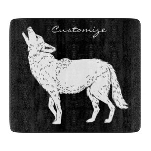 Tabla De Cortar Coyote Aullando Thunder_Cove