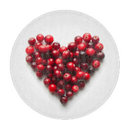 Tabla De Cortar Cranberry Heart