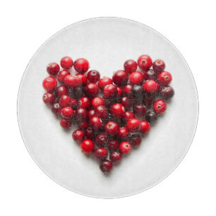 Tabla De Cortar Cranberry Heart