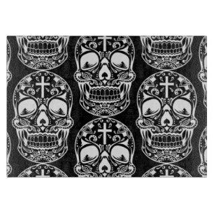 Tabla De Cortar Cráneo Black.png del azúcar