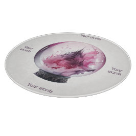 Tabla De Cortar Crea tu propia bola de cristal rosada