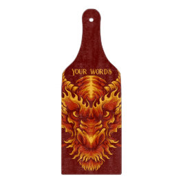 Tabla De Cortar Crea tu propia cabeza de dragón rojo