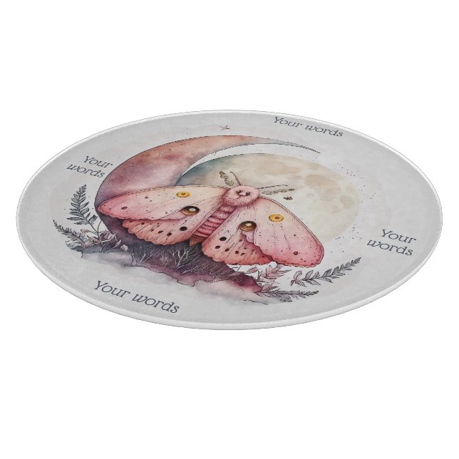 Tabla De Cortar Crea tu propia Moon Rosa (Borde)