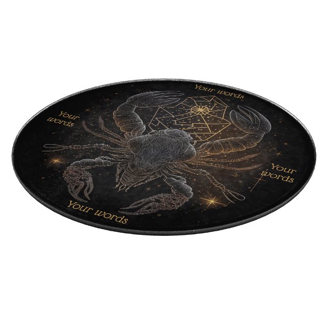 Tabla De Cortar Crea tu propia placa de alquitrán de escorpio míst (Borde)