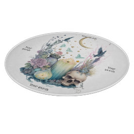 Tabla De Cortar Crea tu propia placa de alquitrán de vidrio gótico