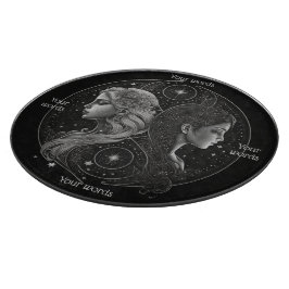 Tabla De Cortar Crea tu propia placa de alquitrán de vidrio místic