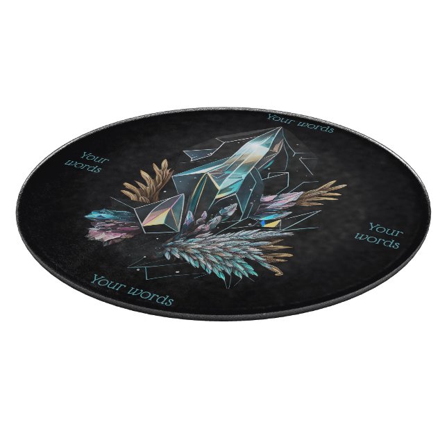 Tabla De Cortar Crea tu propia placa de Altar de Cristales Magnífi (Borde)
