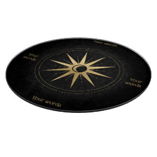 Tabla De Cortar Crea tu propia Tarot de la Estrella Arcana de Oro