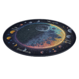 Tabla De Cortar Crea tu propio Altar de las lunas de arcoiris