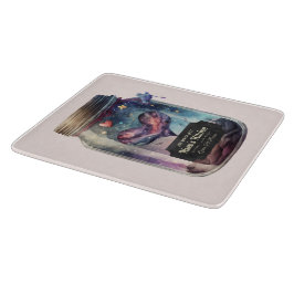 Tabla De Cortar Crea tu propio amor morado del corazón mágico