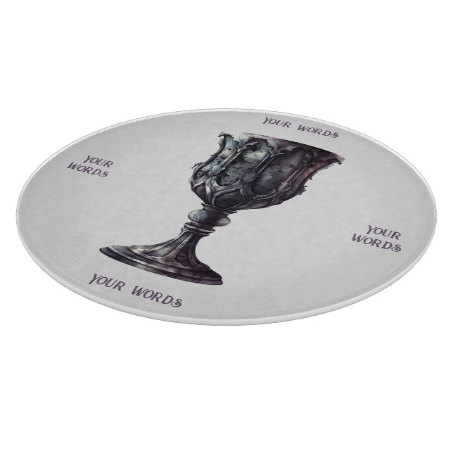 Tabla De Cortar Crea tu propio cáliz gótico medieval (Borde)