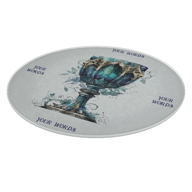 Tabla De Cortar Crea tu propio cáliz verde de la naturaleza (Borde)