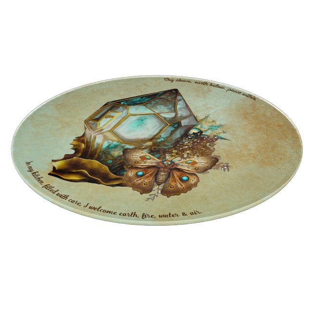 Tabla De Cortar Crea tu propio cristal de mariposa Steampunk (Borde)