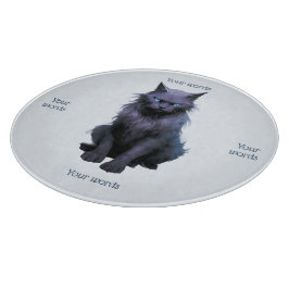 Tabla De Cortar Crea tu propio gato negro mágico