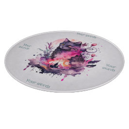 Tabla De Cortar Crea tu propio gato negro mágico