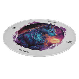 Tabla De Cortar Crea tu propio gato salvaje sith mítico