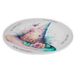 Tabla De Cortar Crea tu propio Gorra de brujas con arcoiris en pri