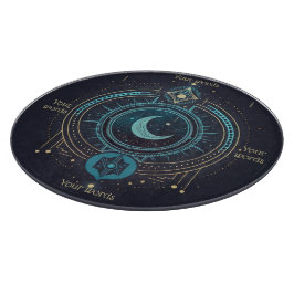 Tabla De Cortar Crea tu propio lunar geométrico celeste