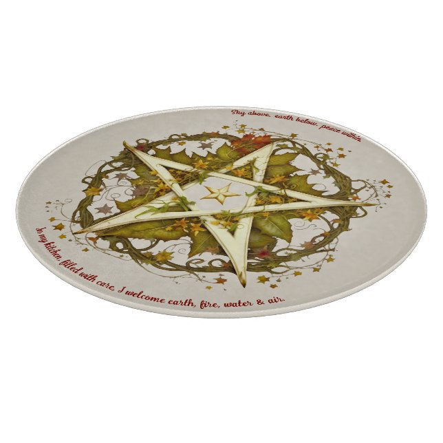 Tabla De Cortar Crea tu propio milagro victoriano de otoño (Borde)