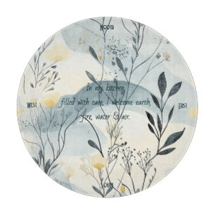 Tabla De Cortar Crea Tu Propio Minimalista Floral de Summer Hills