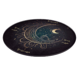 Tabla De Cortar Crea tu propio oro mágico Filigree Altar lunar