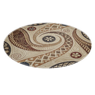 Tabla De Cortar Crea Tu Propio Otoño Tribal Festivo Cálido