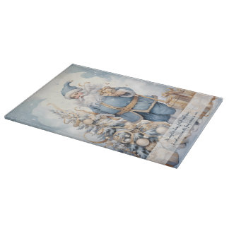 Tabla De Cortar Crea Tu Propio Padre Invierno Azul Mágico