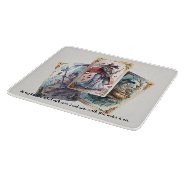 Tabla De Cortar Crea tus propias tres cartas de tarot (Borde)