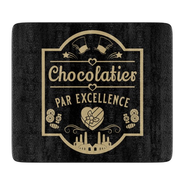 Tabla De Cortar Creador de chocolate (Anverso)