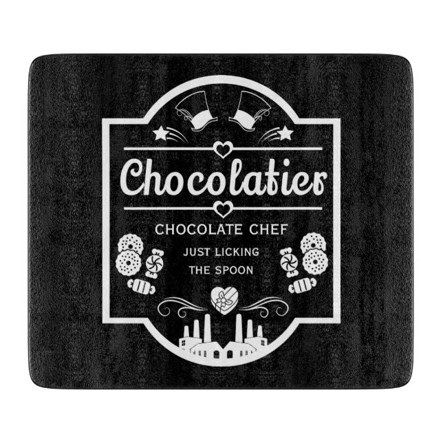Tabla De Cortar Creador de chocolate (Anverso)