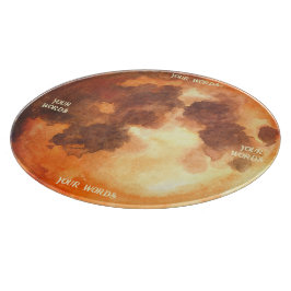 Tabla De Cortar Crear su propia placa de Altar Moon Naranja Místic