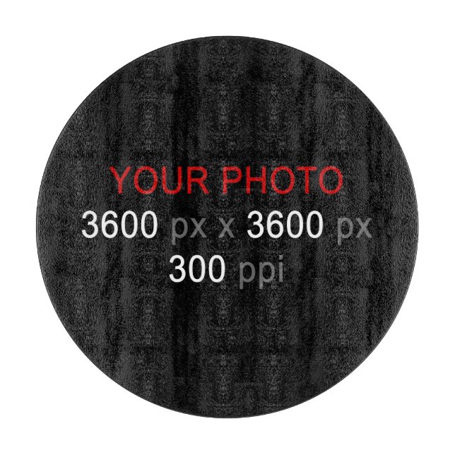 Tabla De Cortar Crear su propia ronda de Personalizados (Anverso)