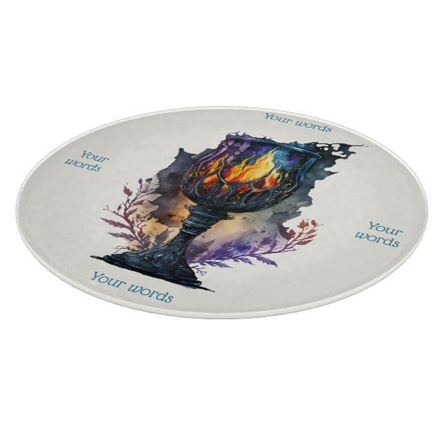 Tabla De Cortar Crear su propio cáliz de fuego (Borde)