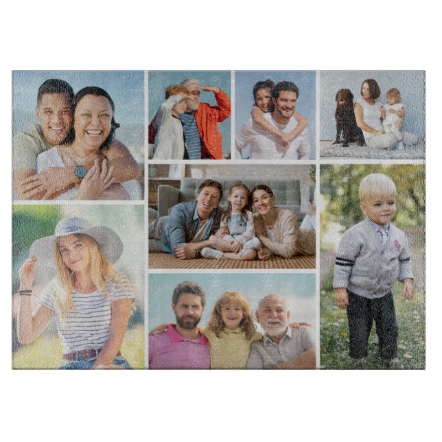 Tabla De Cortar Crear su propio Collage de fotos 8 (Anverso)