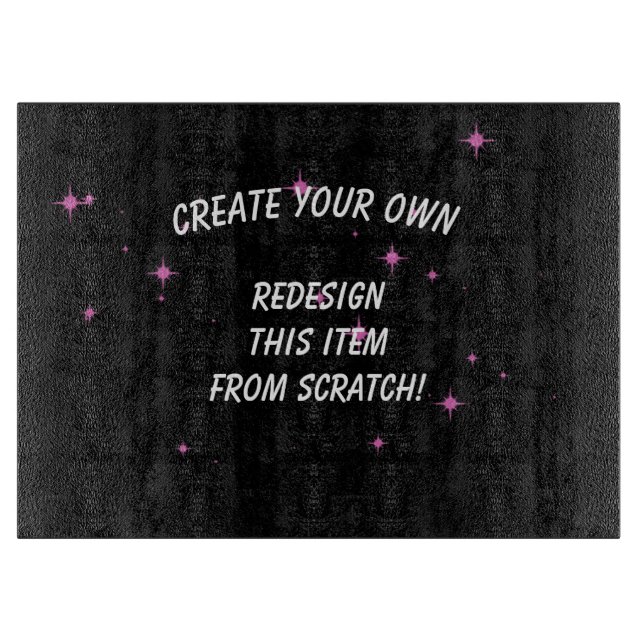 Tabla De Cortar Crear su propio Personalizado (Anverso)