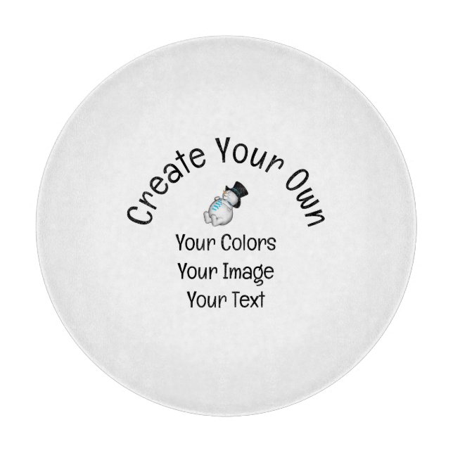 Tabla De Cortar Crear su propio Personalizado (Anverso)