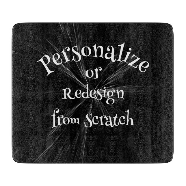 Tabla De Cortar Crear su propio Personalizado (Anverso)