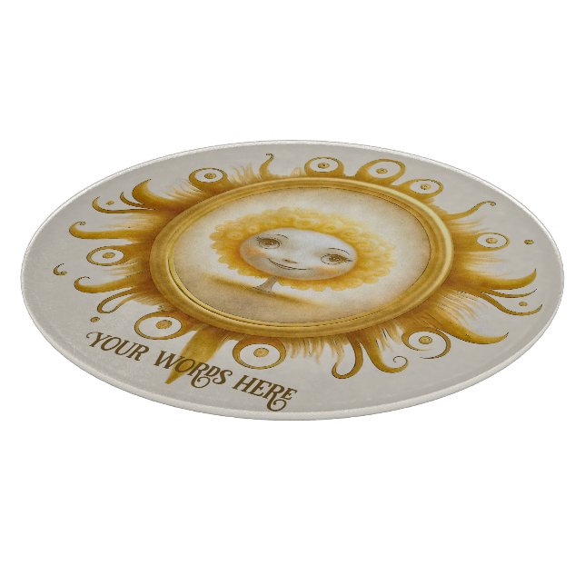 Tabla De Cortar Crear un árbol de sol propio (Borde)