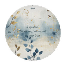 Tabla De Cortar Create Your Own Golden Summer Leaves Minimalist