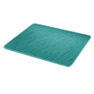 Tabla De Cortar Cristal azul turquesa cepillado