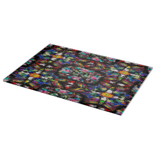 Tabla De Cortar Cristal manchado ecuatoriano