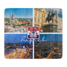 Tabla De Cortar Croacia | Hrvatska | Zagreb | Capital de Croacia