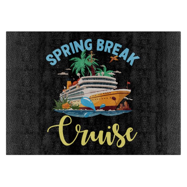 Tabla De Cortar Crucero de vacaciones de primavera (Anverso)
